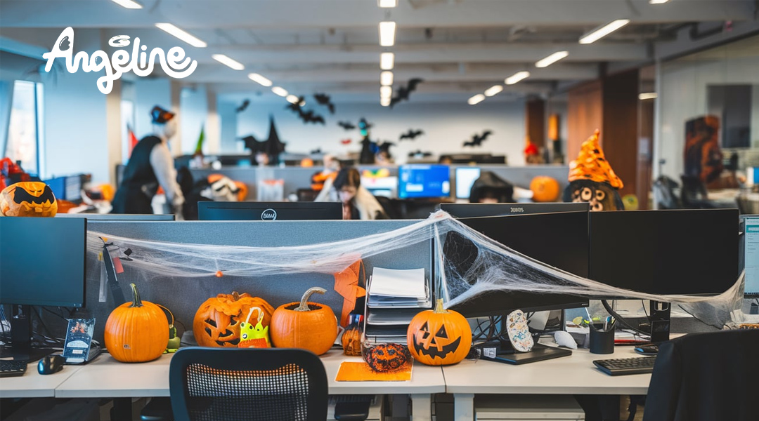 Trang trí halloween cho văn phòng