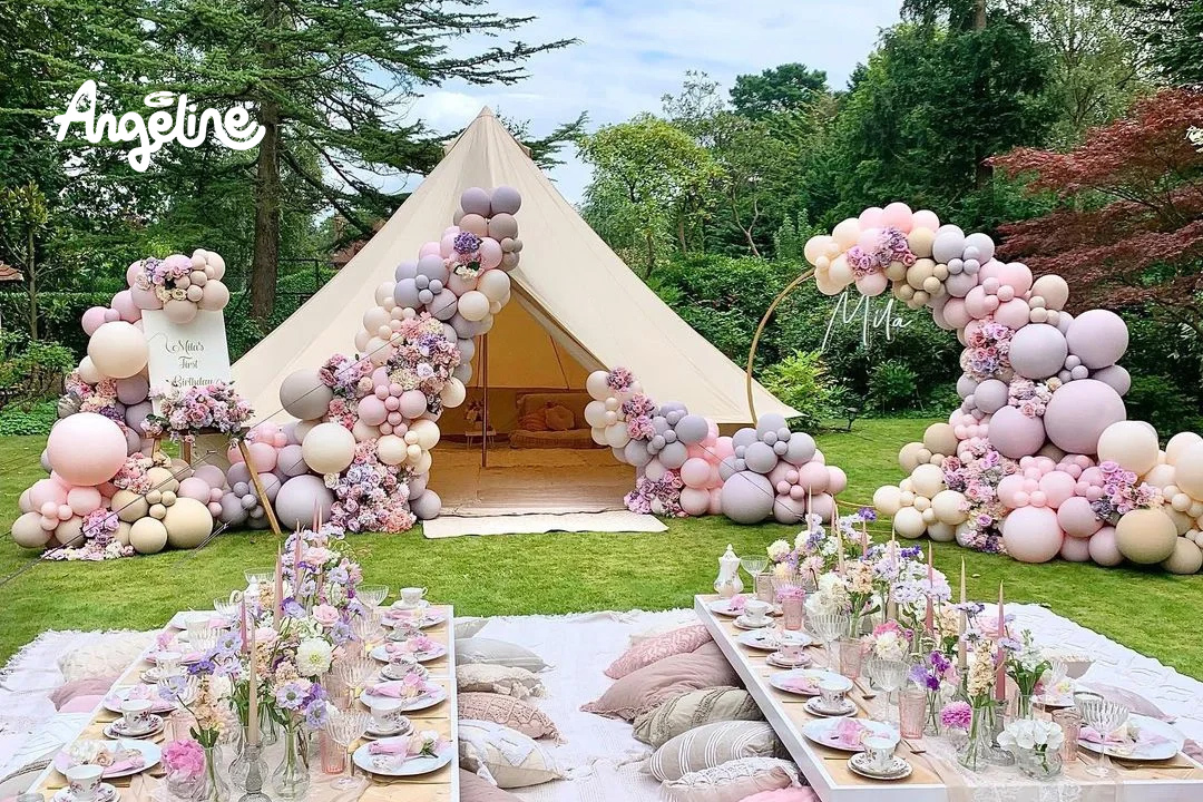 Trang trí sinh nhật ngoài trời