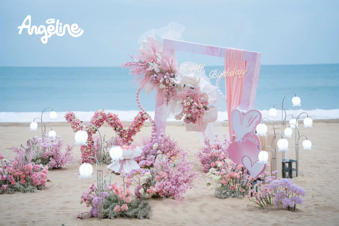 Trang trí sinh nhật ở biển