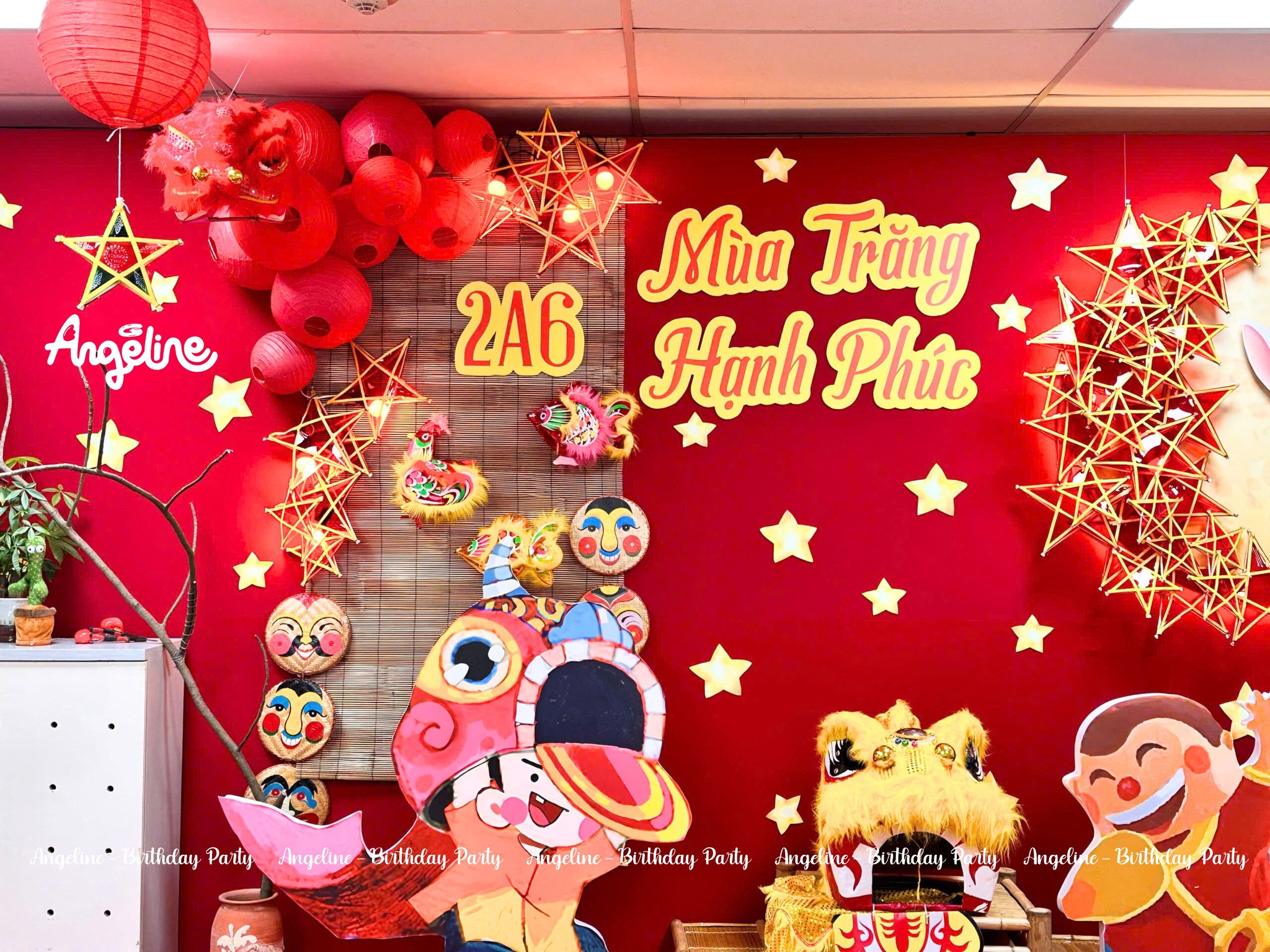 trang trí trung thu cho lớp 2A6