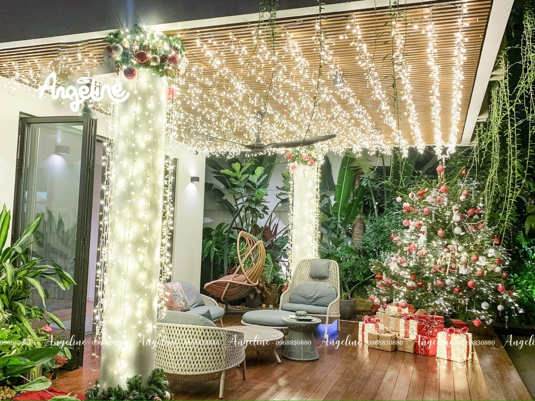 Dịch Vụ Trang Trí Noel Tại Hà Nội Trang trí noel tại biệt thự Green Bay