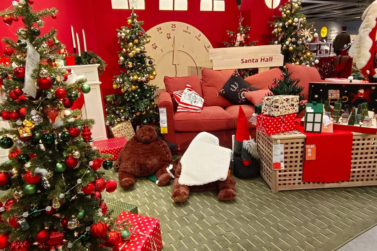 Giáng sinh trong trung tâm thương mại