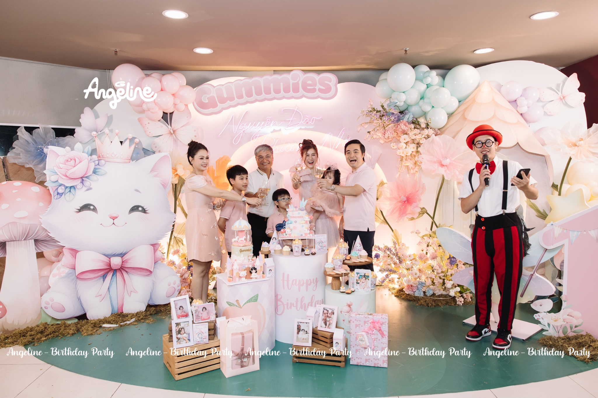 Trang Trí Thôi Nôi Chủ Đề Fairy Garden – Bé Gummies