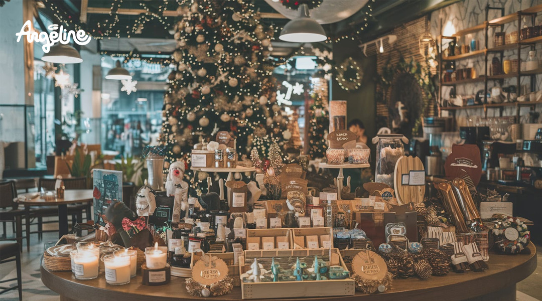 Trang trí Noel cho quán cà phê chủ đề Christmas Market