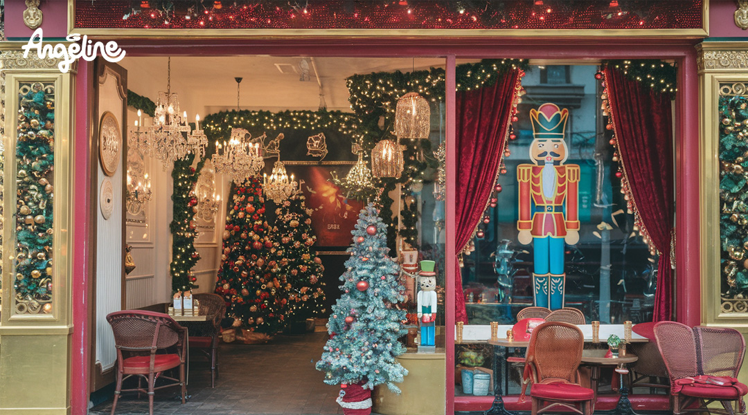 Trang trí Noel cho quán cà phê chủ đề Nutcracker Suitejpg