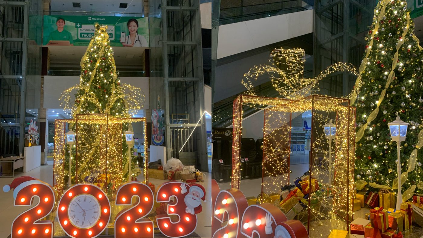 Trang trí Noel ở Hapulico