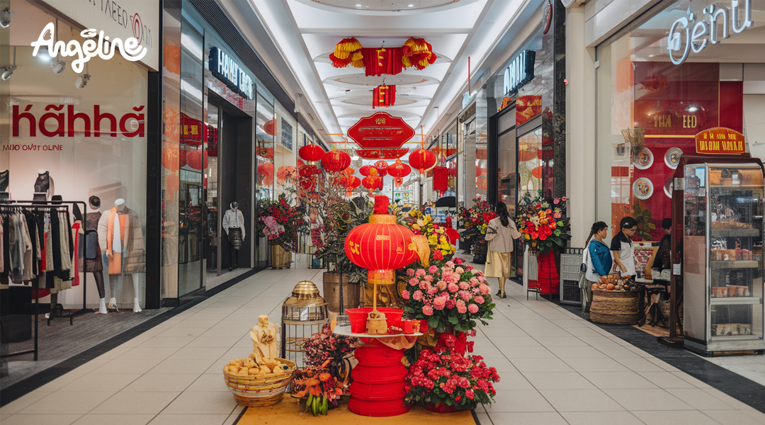 Trang trí Tết cho trung tâm thương mại