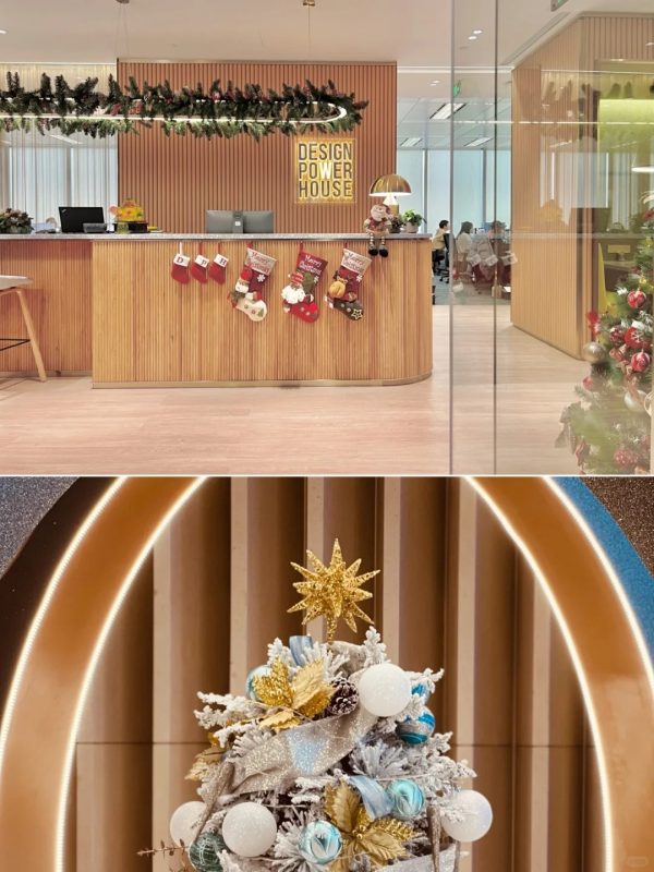 Trang trí giáng sinh cho văn phòng