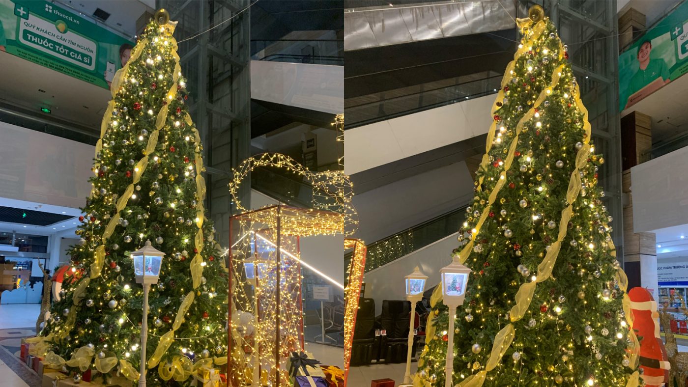 Trang trí giáng sinh ở Hapulico