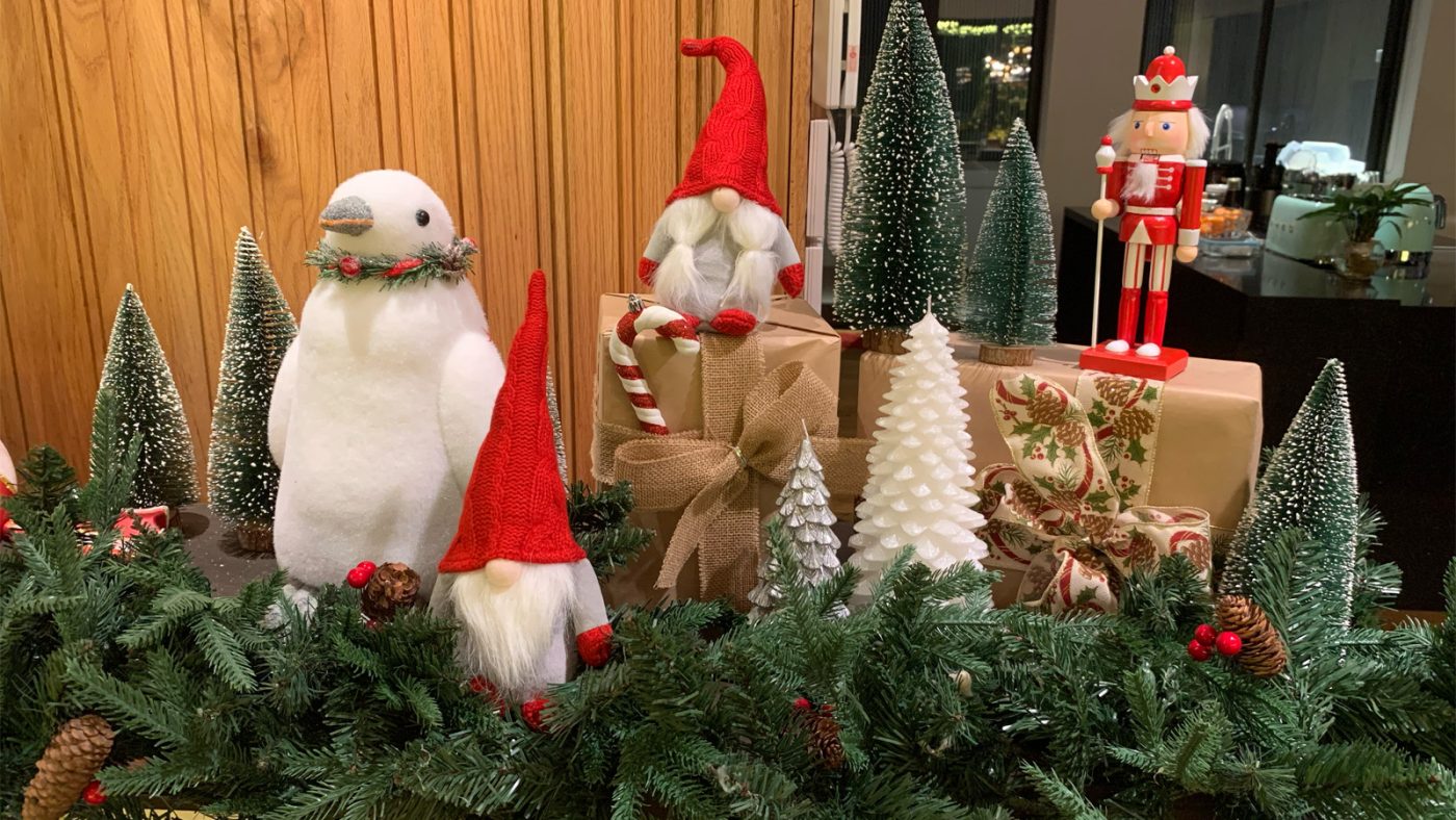 Trang trí noel ở vinhomes green bay