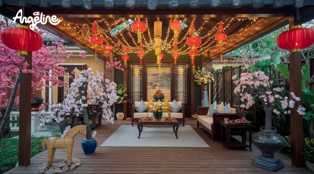 Trang trí tết cho nhà cửa