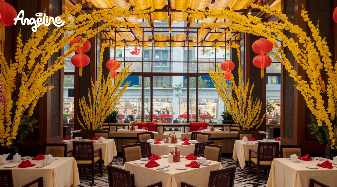 Trang trí tết cho nhà hàng