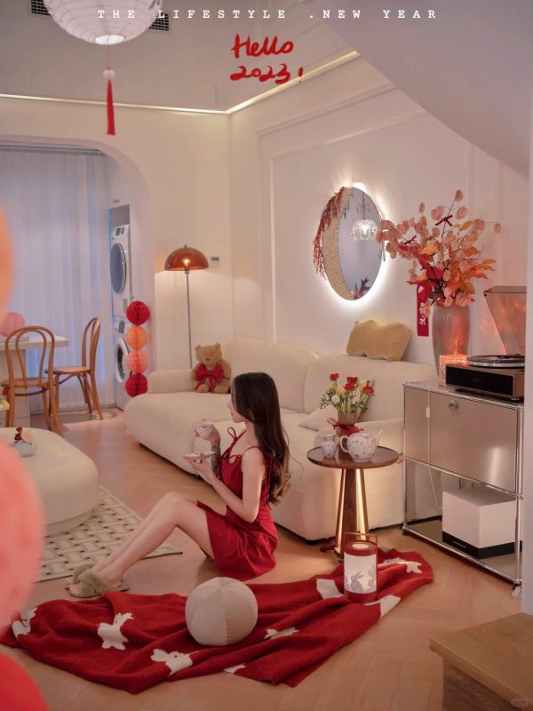 Trang trí tết phòng khách