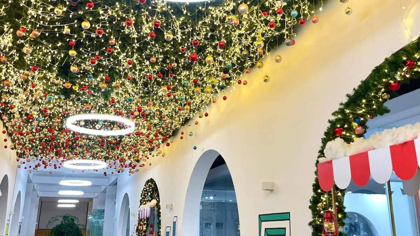 trang trí giáng sinh ở upgen