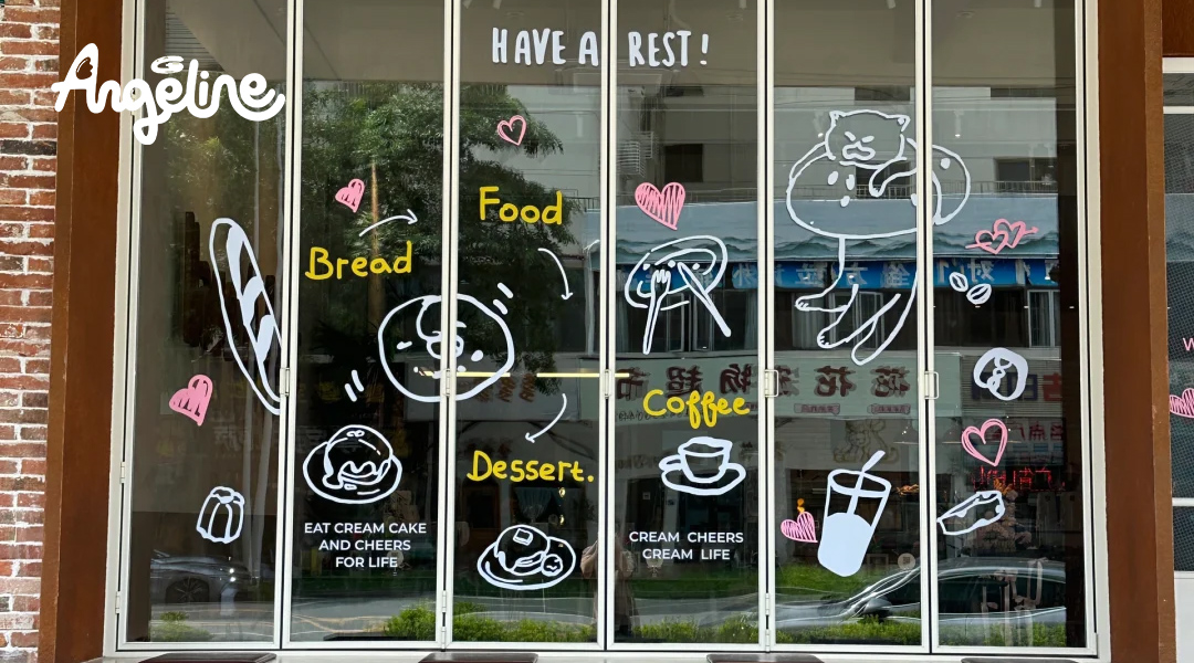 Dán decal lên kính