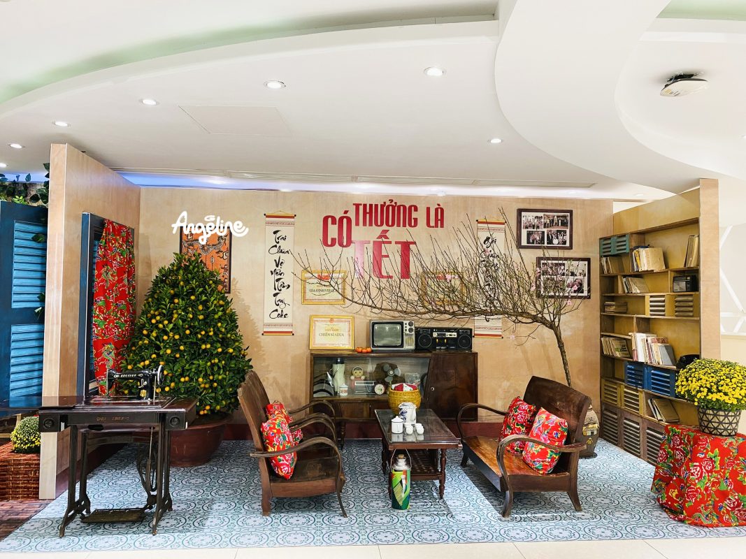 Hình ảnh trang trí tết FPT