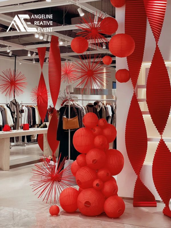 Trang trí Tết cho cửa hàng 5