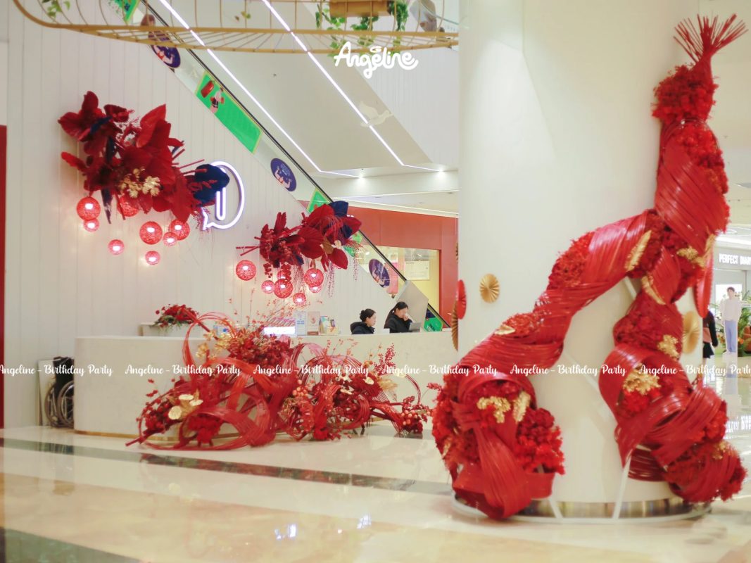Trang trí Tết cho trung tâm thương mại 3