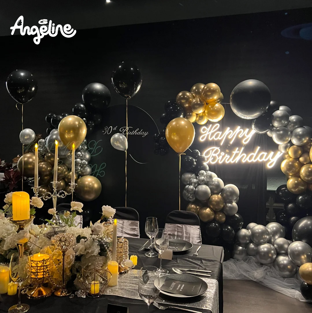 trang trí sinh nhật sang chảnh bằng bóng bay