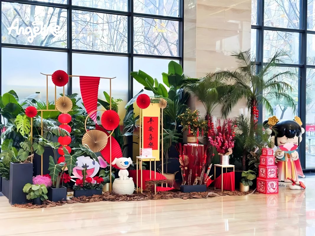 Trang trí tết cho công ty