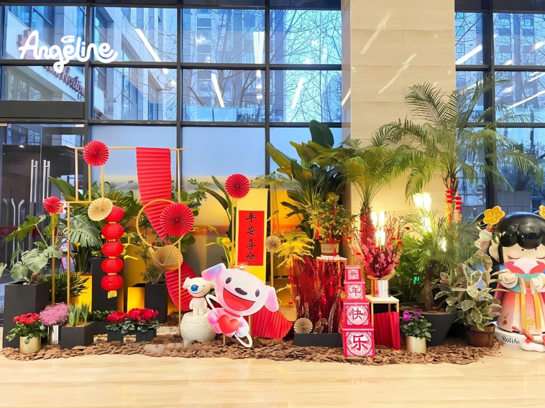 Trang trí tết cho công ty