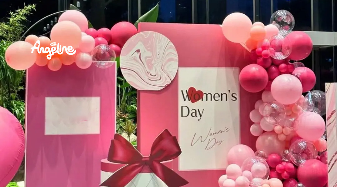 Trang trí ngày quốc tế phụ nữ tại công ty