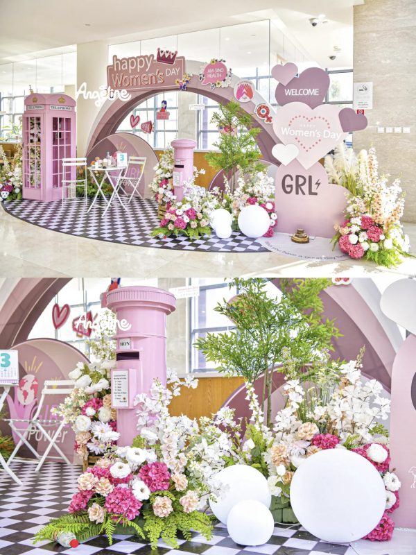 Trang trí ngày quốc tế phụ nữ tại nhà hàng