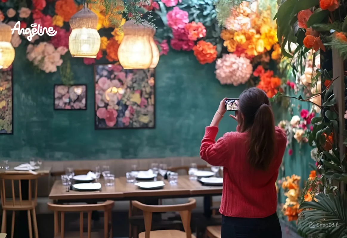 Trang trí ngày quốc tế phụ nữ tại nhà hàng