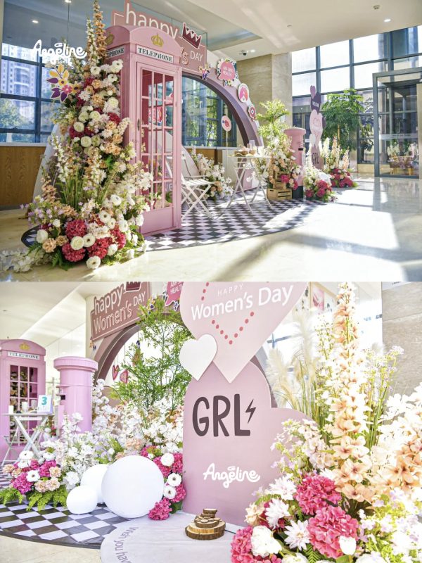 Trang trí ngày quốc tế phụ nữ tại nhà hàng