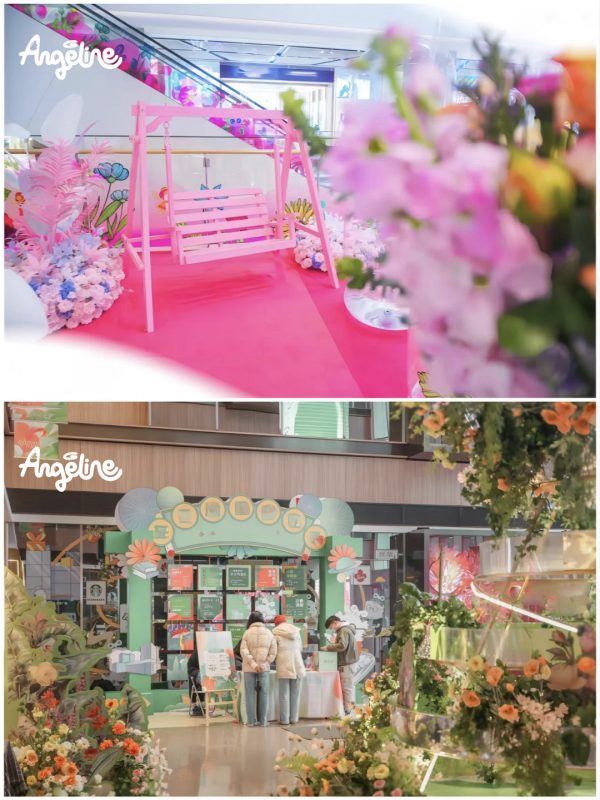 trang trí ngày quốc tế phụ nữ ở trung tâm thương mại