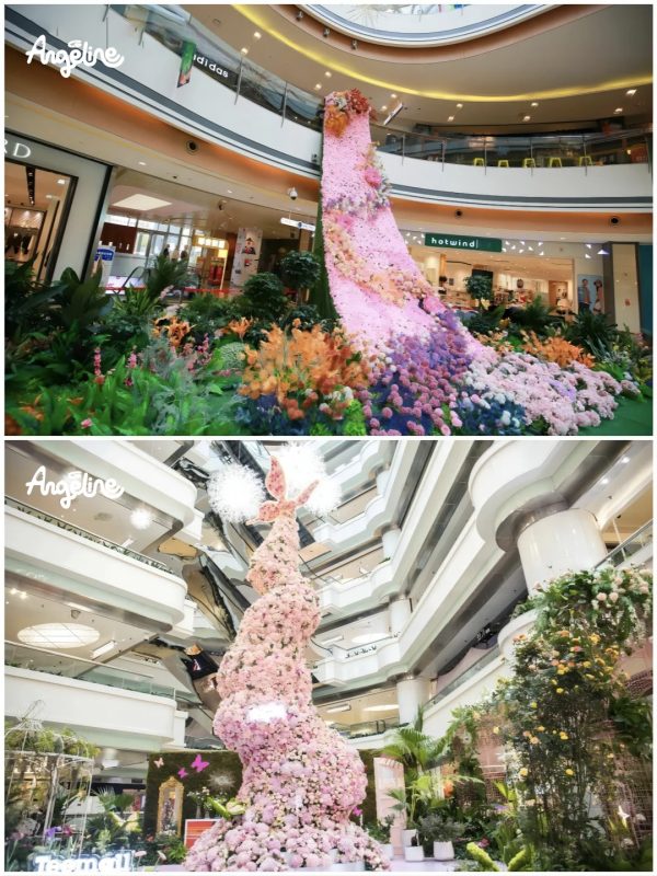 trang trí ngày quốc tế phụ nữ ở trung tâm thương mại