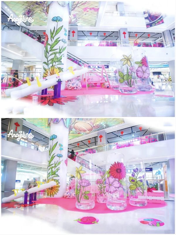 trang trí ngày quốc tế phụ nữ ở trung tâm thương mại