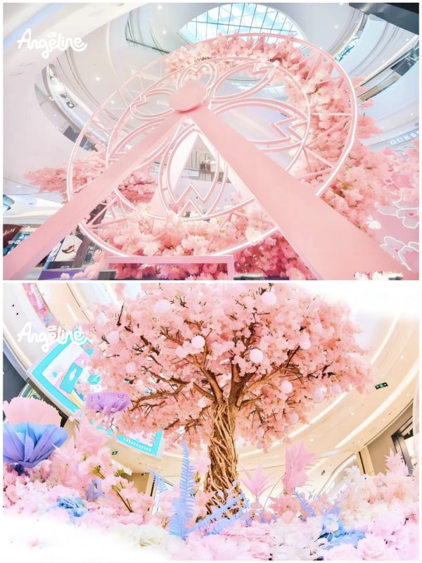 trang trí ngày quốc tế phụ nữ ở trung tâm thương mại