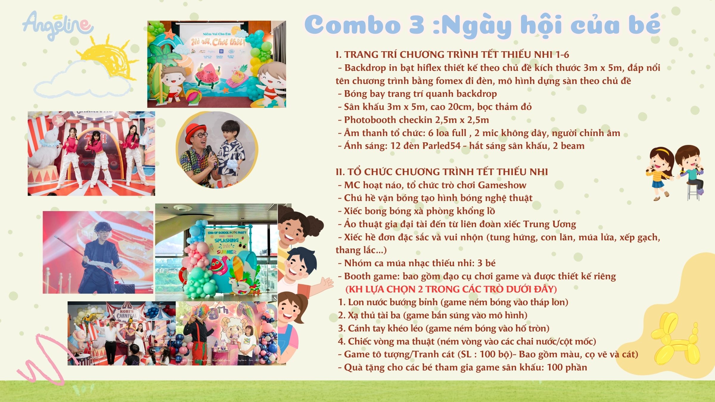 Tổ Chức 1/6 Gói ngày hội của trẻ