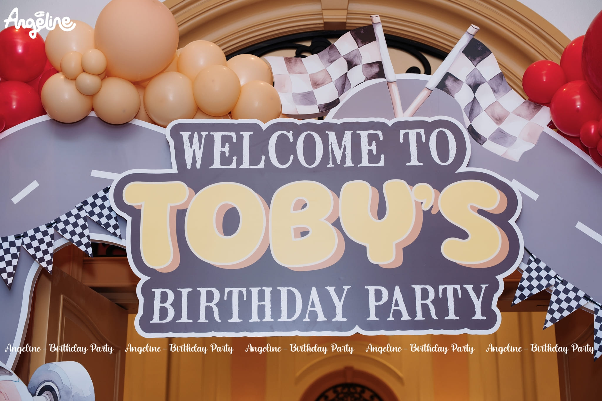 Đăng Khôi 1 Tuổi - Sinh Nhật Chủ Đề Đua Xe Welcome to Toby’s Birthday Party