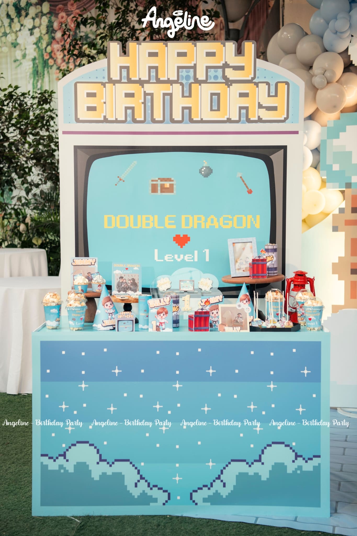Sinh Nhật Jimmy & Billy 1 Tuổi – Baby Dragon Edition (Double Dragon – Level 1) Bàn Gallery chủ đề Double Dragon