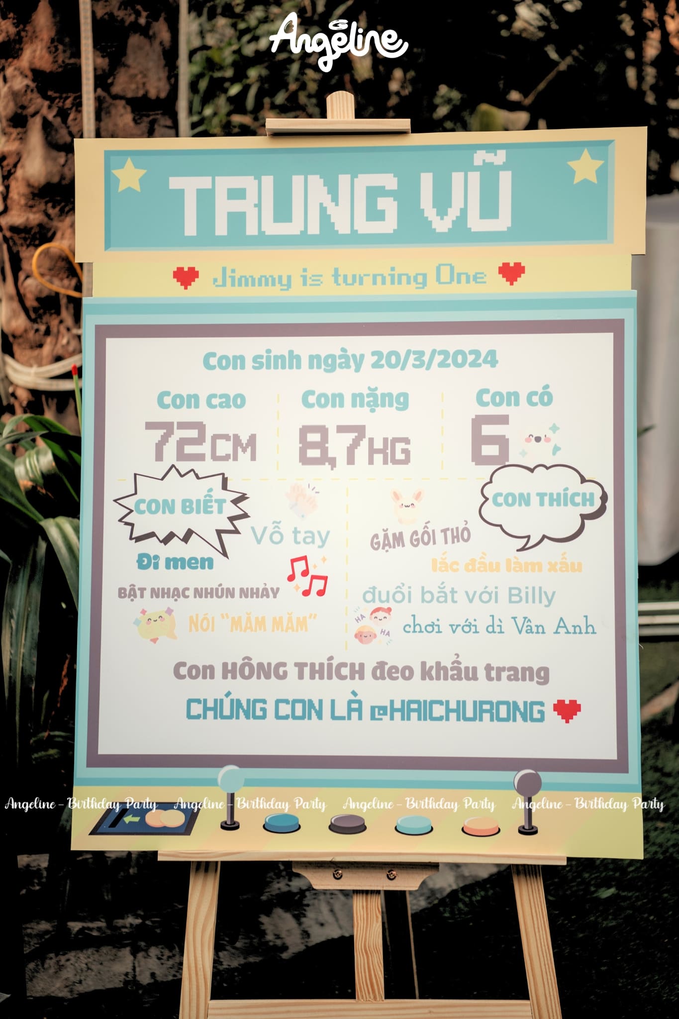 Sinh Nhật Jimmy & Billy 1 Tuổi – Baby Dragon Edition (Double Dragon – Level 1) Bảng thông tin bé Trung Vũ