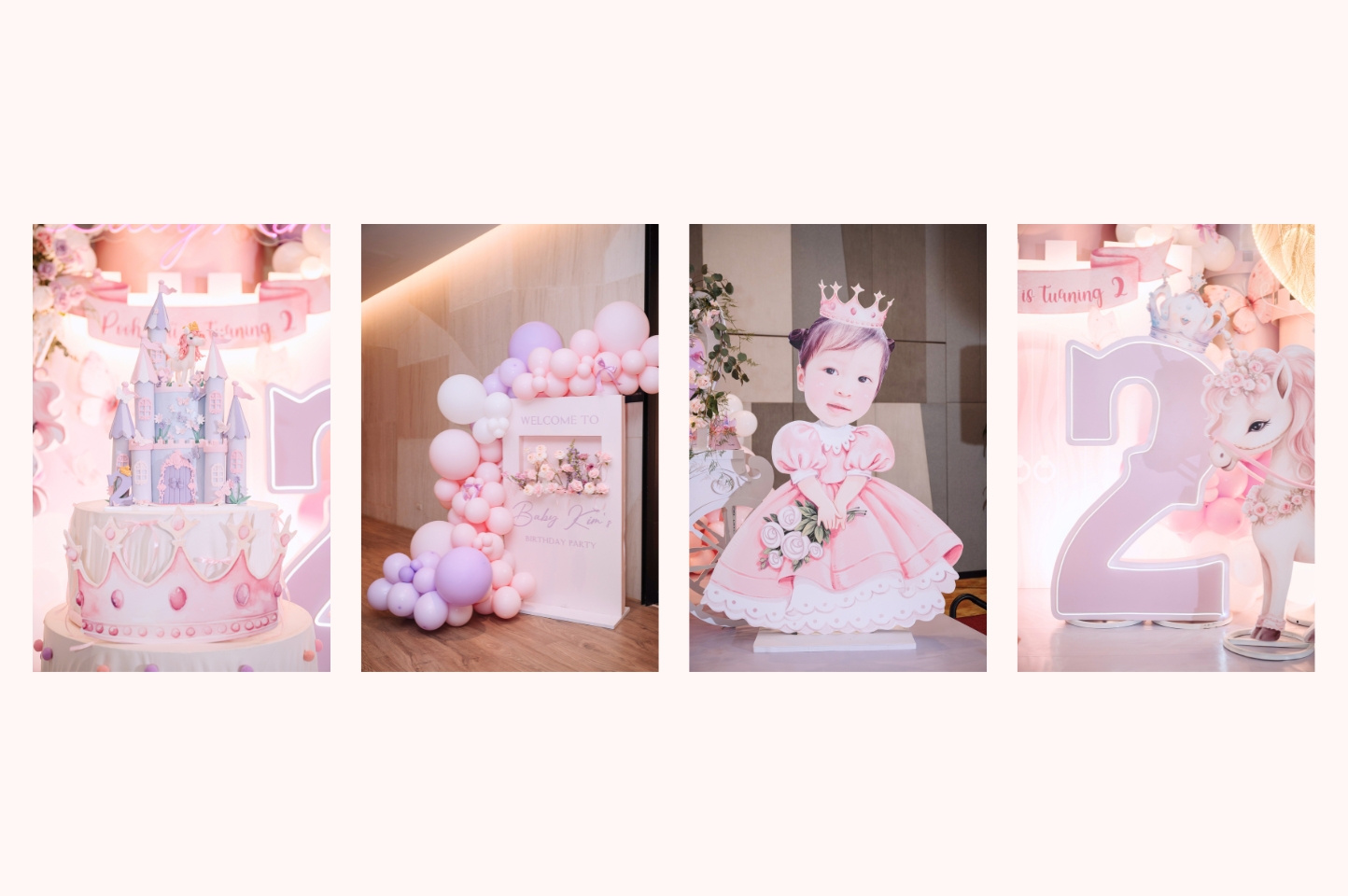 Sinh Nhật Baby Kim 2 Tuổi – Bữa Tiệc Cổ Tích Bên Nàng Công Chúa Nhỏ Chi tiết trang trí sinh nhật