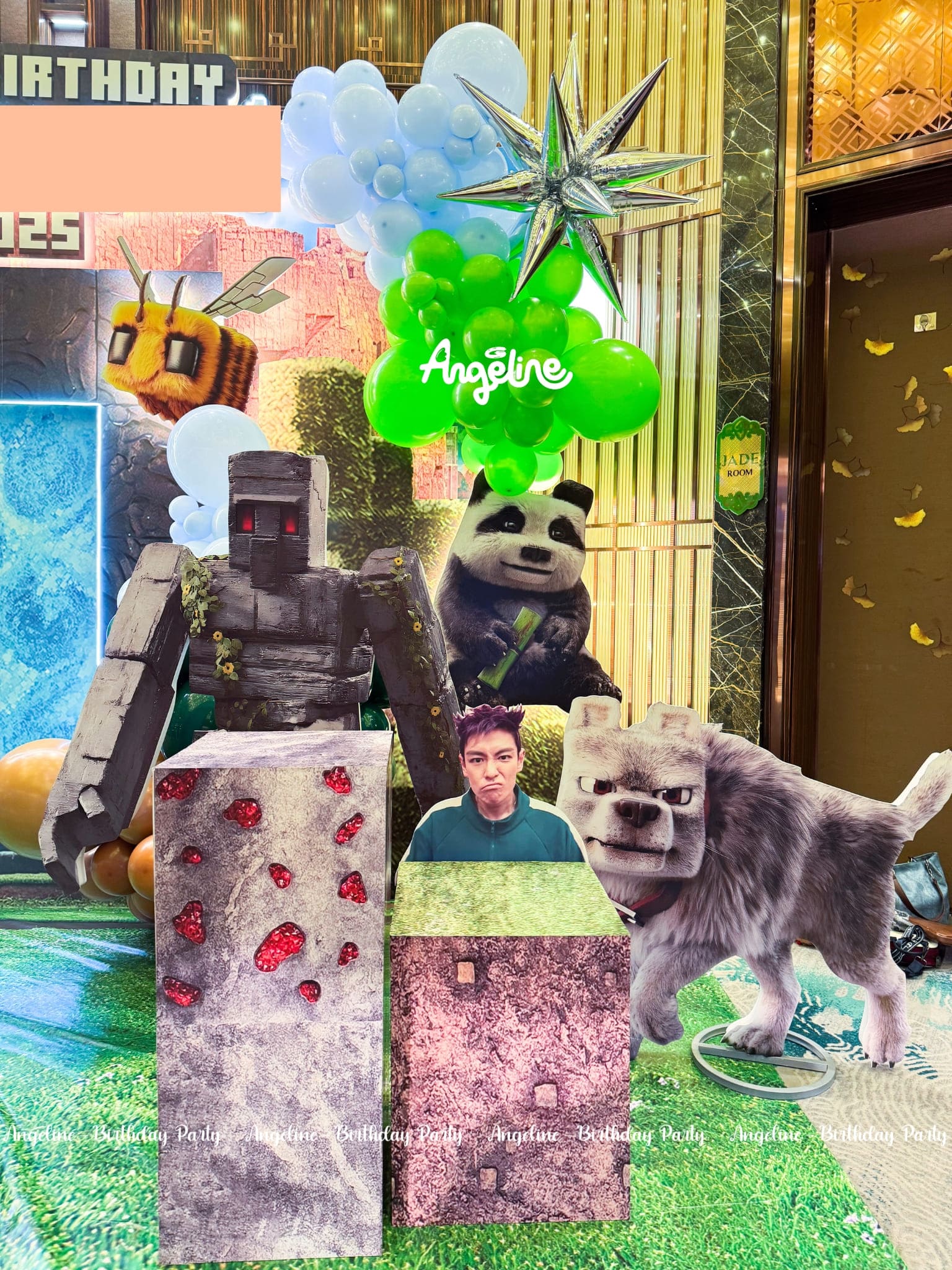 Trang trí sinh nhật chủ đề Minecraft