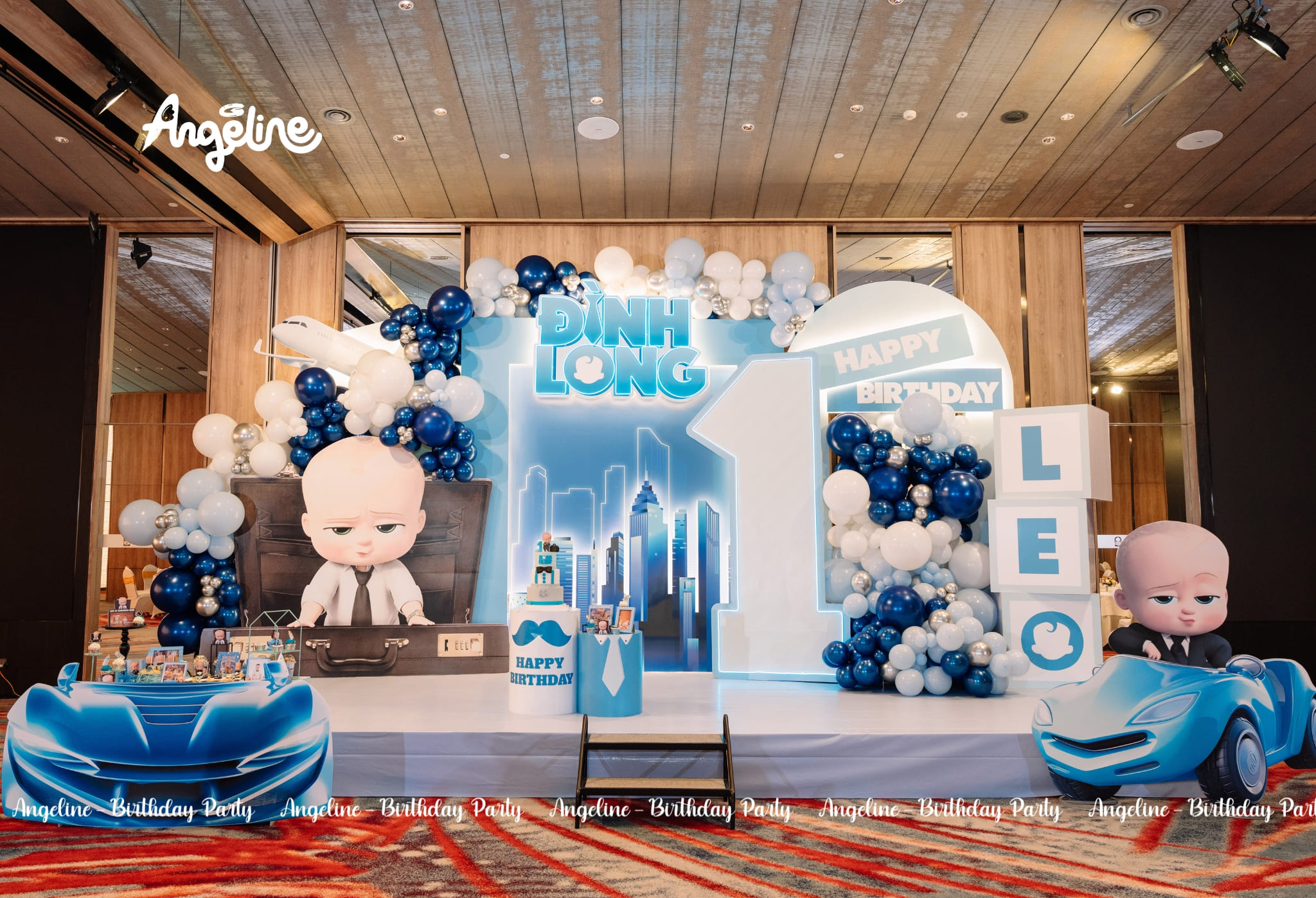 Sinh Nhật 1 Tuổi Bé Đinh Long – The Boss Baby Cá Tính Và Đáng Yêu Concept sinh nhật Baby Boss