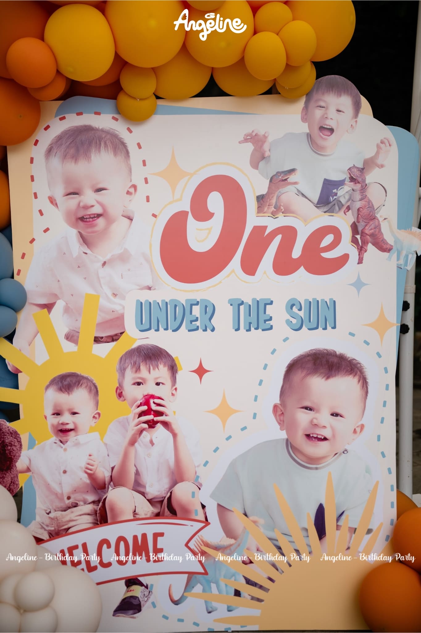 Trang trí sinh nhật bé trai