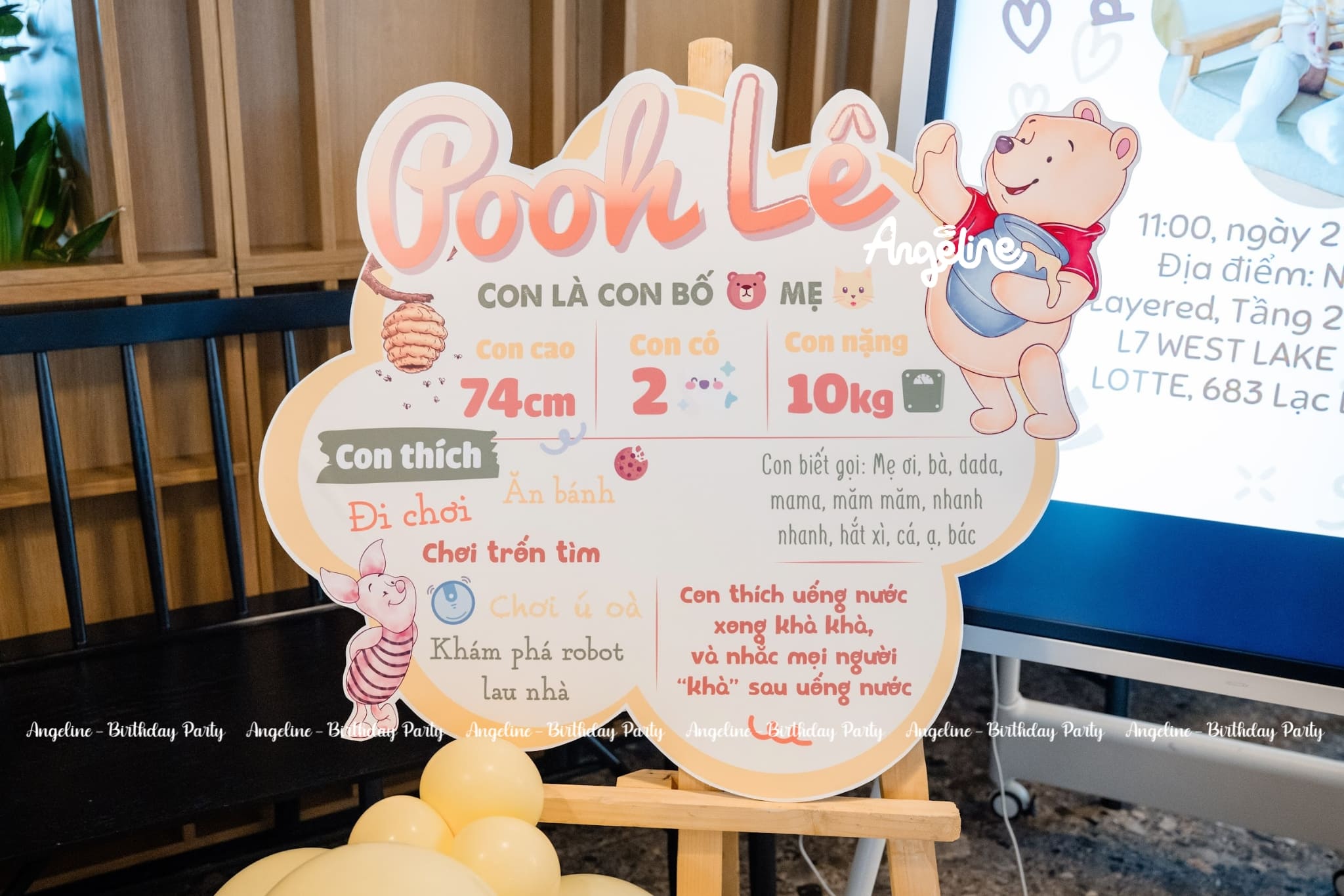 Mạnh Quân 1 Tuổi - Pooh’s Garden – Where Childhood Begins to Bloom Bảng thông tin bé Pool