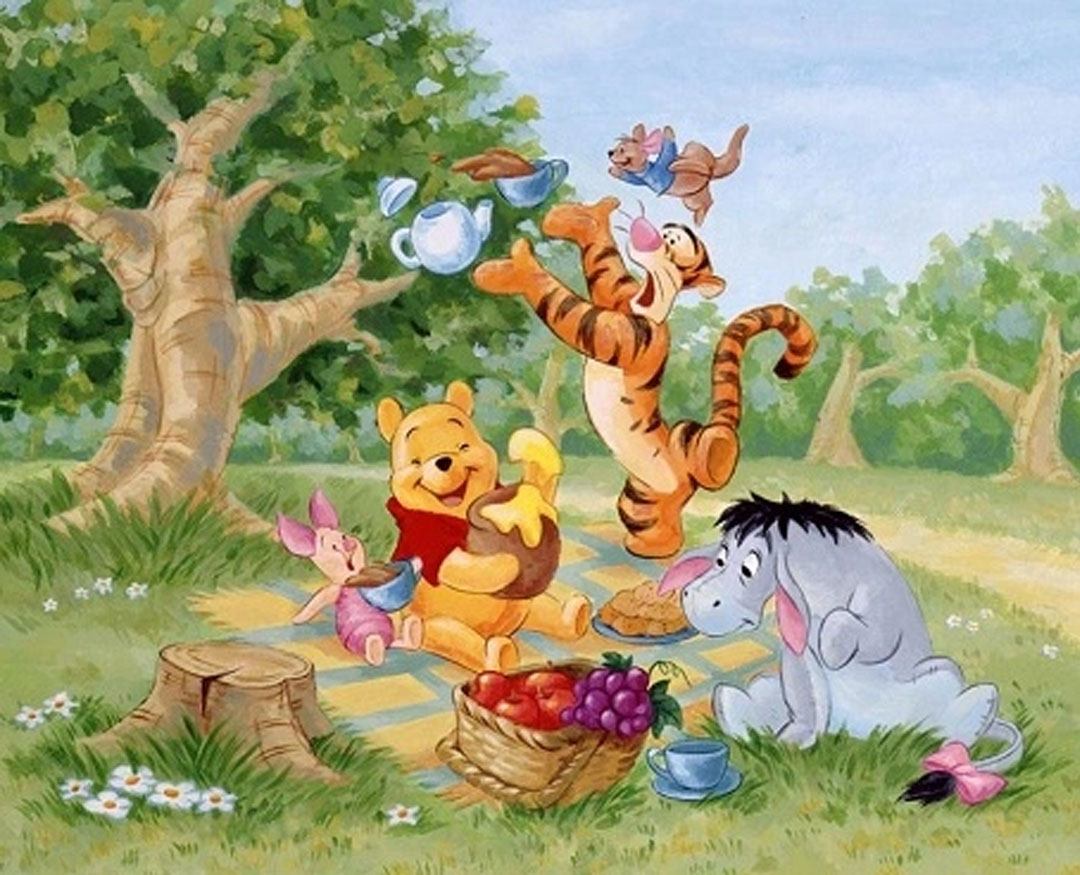 Mạnh Quân 1 Tuổi - Pooh’s Garden – Where Childhood Begins to Bloom Gấu Pool và những người bạn