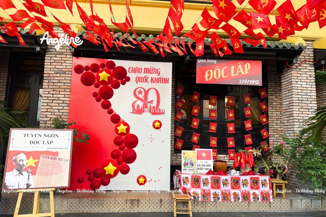 Trang Trí Kỷ Niệm 80 Năm Quốc Khánh 2/9 – Lan Tỏa Tự Hào Dân Tộc Cùng Angeline 80 năm – hành trình tự hào của dân tộc