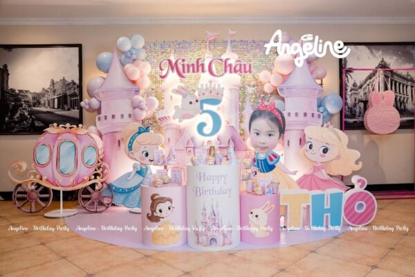 Minh Châu’s Princess Castle Party – Tiệc Sinh Nhật Công Chúa Tròn 5 Tuổi