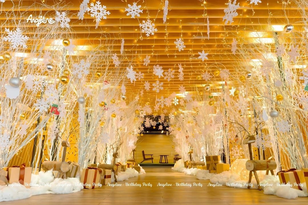 trang trí noel tại hola park