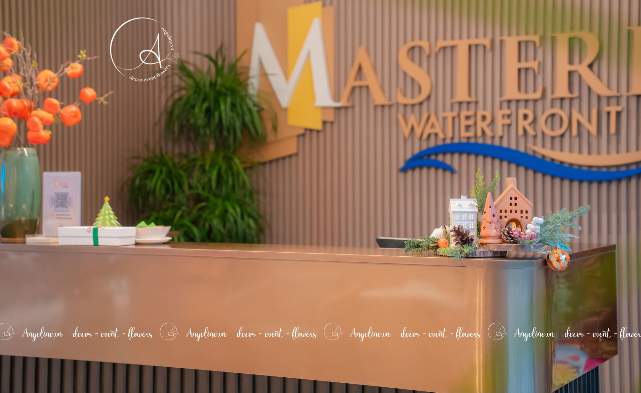 Trang trí noel tại masteri waterfront