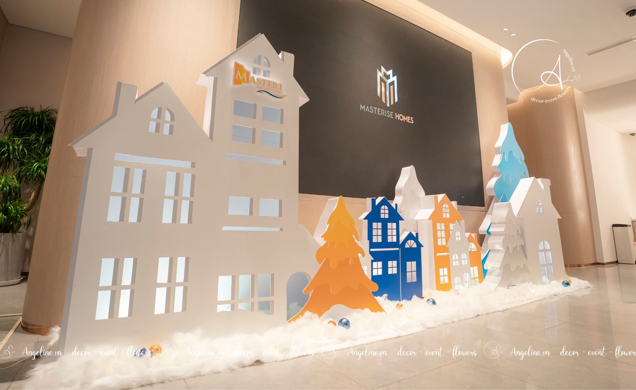 Trang trí noel tại masteri waterfront