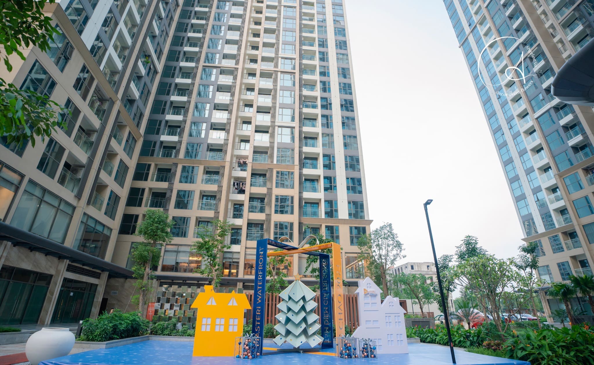 Trang trí noel tại masteri waterfront