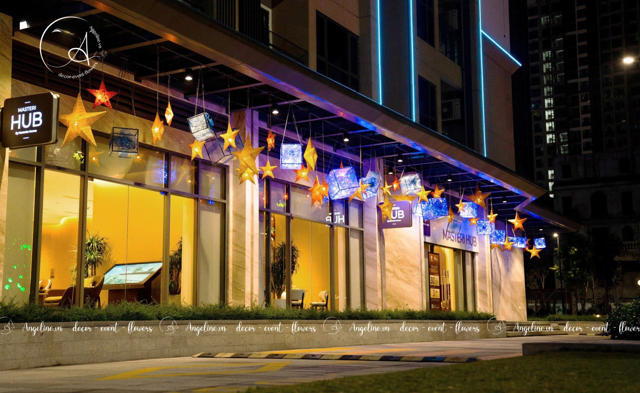 Trang trí noel tại masteri waterfront